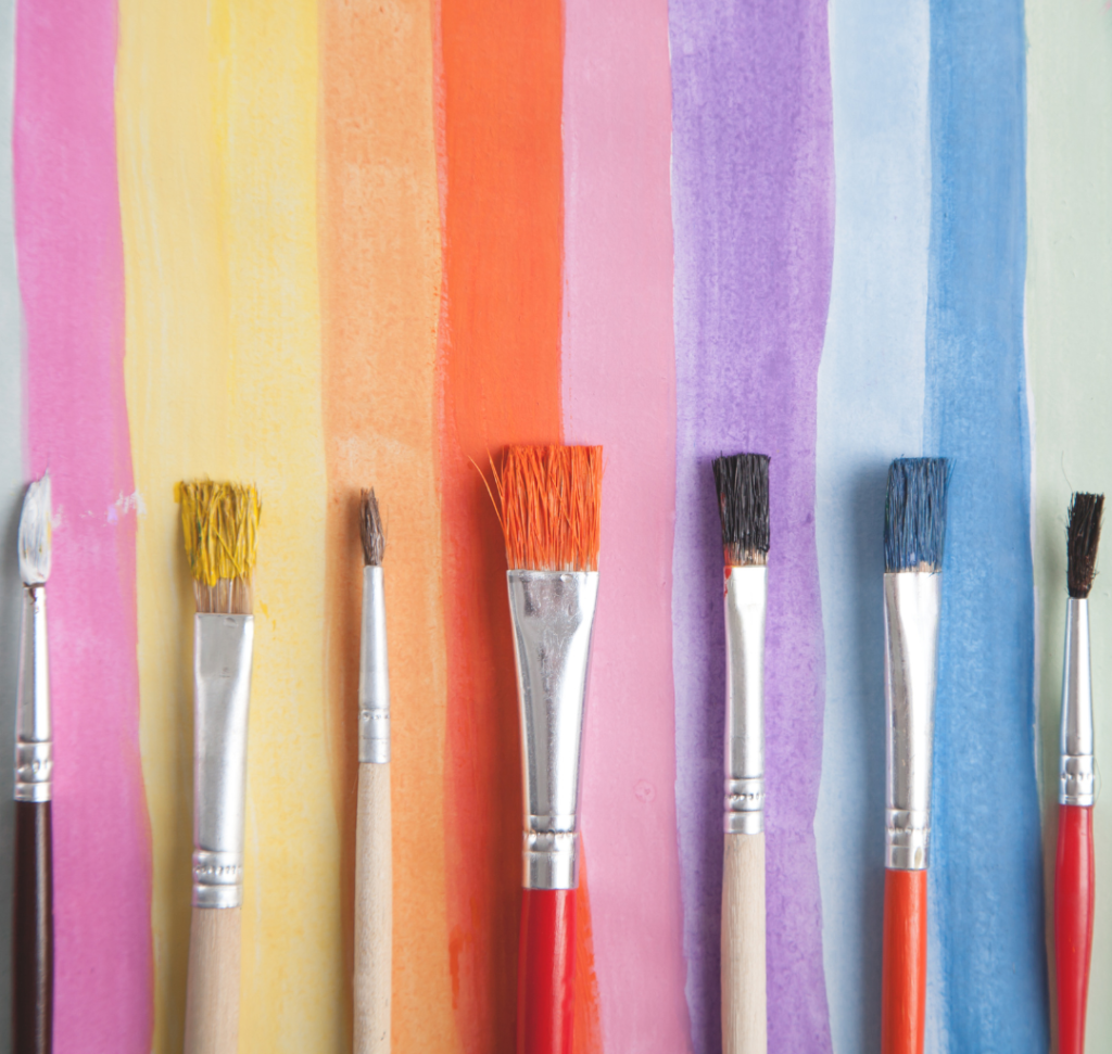 Photo of paintbrushes