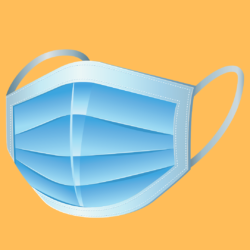 Clipart picture of a face mask