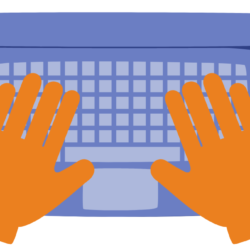 Illustration of computer keyboard