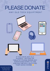 Donate tech poster